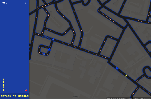 В Google Maps можно играть в Pac-Man. - Изображение 1 В Google Maps можно играть в Pac-Man. - Изображение 1