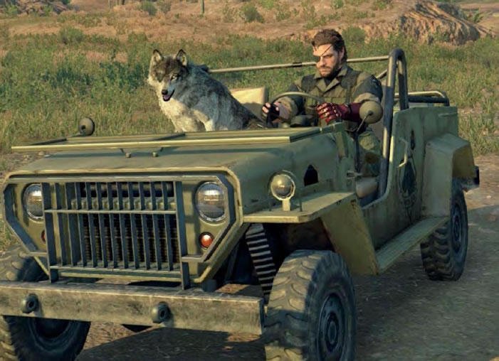 Одноглазый волк для одноглазого героя на новых скринах MGS V - Изображение 1 Одноглазый волк для одноглазого героя на новых скринах MGS V - Изображение 1