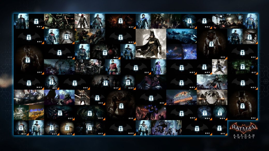 До конца года Rocksteady выпустит пятнадцать DLC для Arkham Knight - Изображение 1 До конца года Rocksteady выпустит пятнадцать DLC для Arkham Knight - Изображение 1