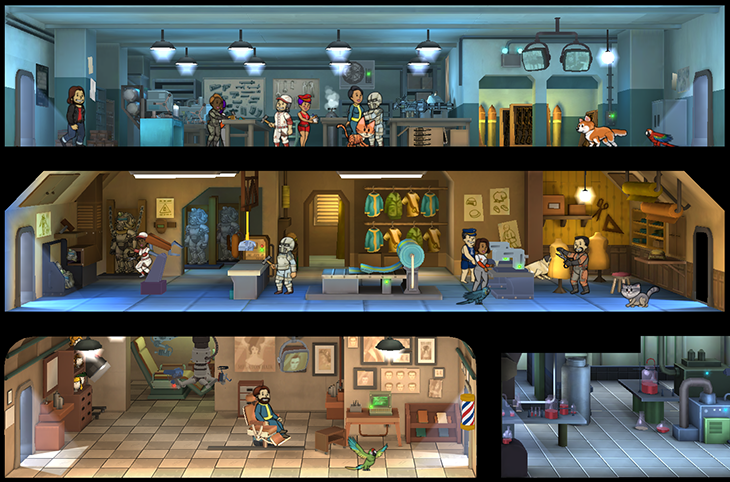 В Fallout Shelter появятся крафт и попугаи - Изображение 1 В Fallout Shelter появятся крафт и попугаи - Изображение 1