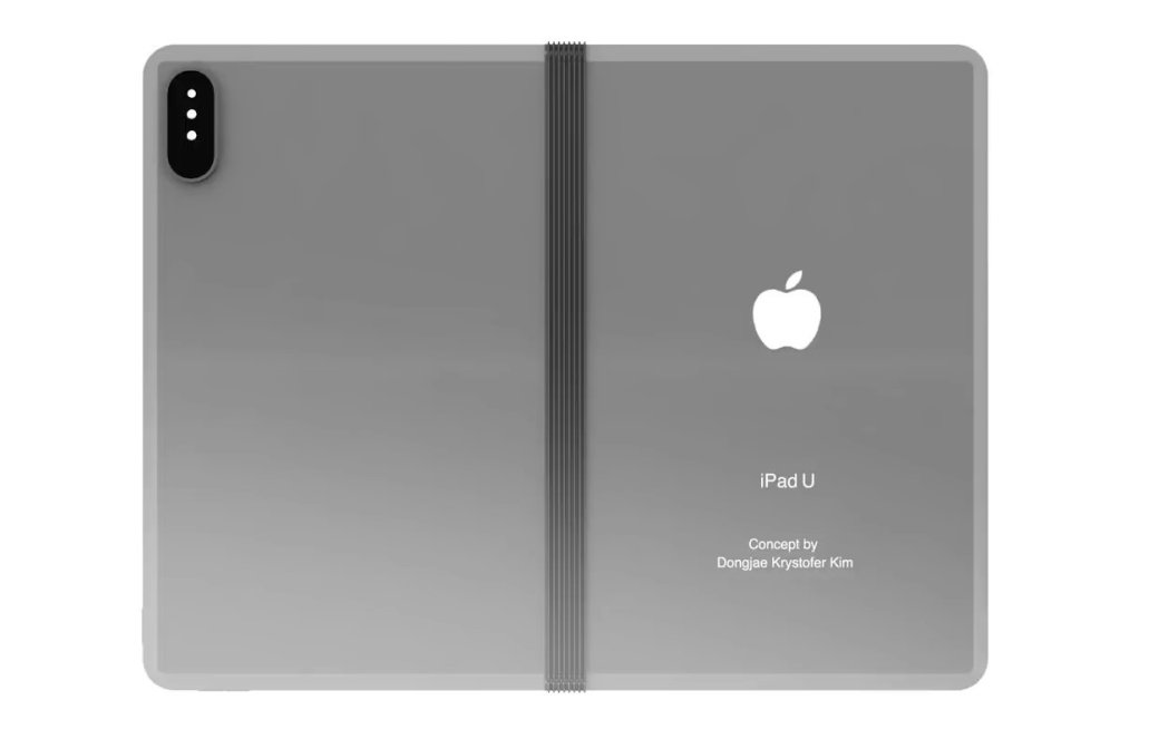 iPad U: концепт складного планшета Apple с тройной основной камерой