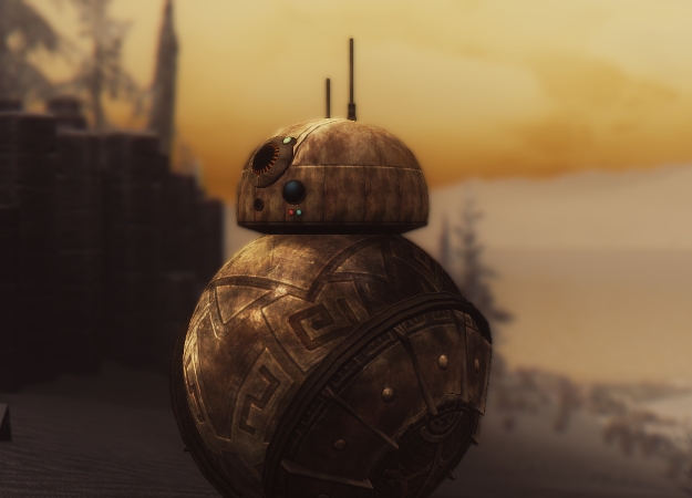 Моддеры добавили дроида BB-8 из «Звездных войн» в Skyrim. И сделан он двемерами