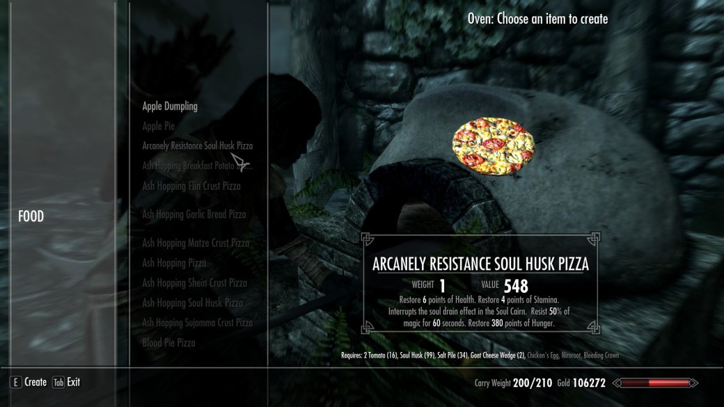 Моддер добавил в Skyrim пиццерию Ривервуда с 80 комбинациями. Наверное, это вкусно. - Изображение 1