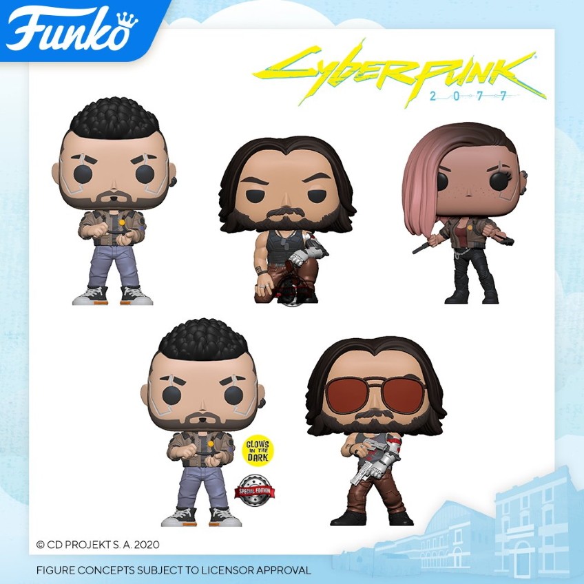 Funko выпустит милые фигурки героев Cyberpunk 2077