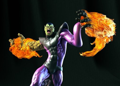 Арт-директор God of War для PS4 поделился концепт-артом Супер-Скрулла из вселенной Marvel