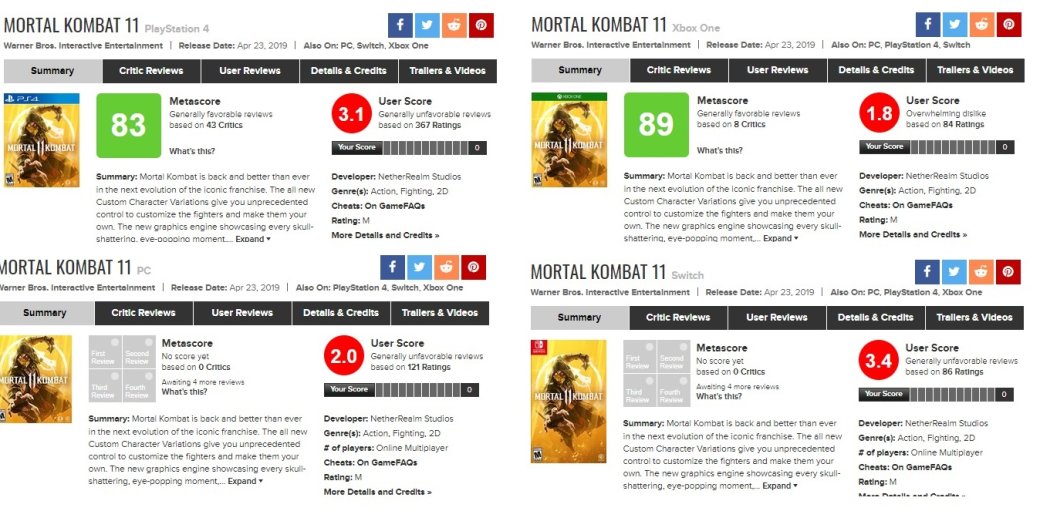 Опять двадцать пять: пользователи Steam разнесли Mortal Kombat 11 в пух и прах | - Изображение 2